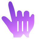 Light Purple Gradient cursor