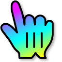 Magical River Gradient cursor