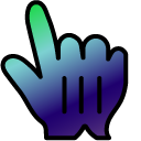 Night Flower Gradient cursor