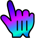 Northern Lights Gradient cursor