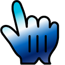 Ocean View Gradient cursor