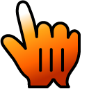 Orange Fox Gradient cursor