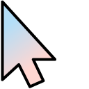 Pastel Tone Gradient pointer