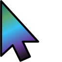 Peacock Feather Gradient pointer