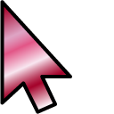Pink Candy Gradient pointer