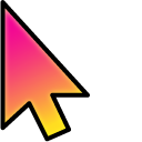 Pink Yellow Daylily Gradient pointer