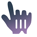 Plum Gradient cursor