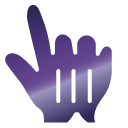 Purple Eggplant Gradient cursor