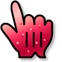 Red Strawberry Jam Gradient cursor