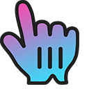 Sky Shine Gradient cursor