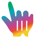 Summer Multicolor Gradient cursor
