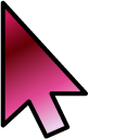 Sweet Pink Cherry Gradient pointer