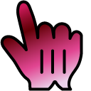 Sweet Pink Cherry Gradient cursor