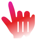 Valentine's Gradient cursor