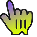 Violet Garden Gradient cursor