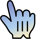 Winter Sunrise Gradient cursor