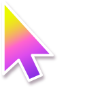 Yellow Purple Gradient pointer
