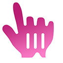 Young Rose Gradient cursor