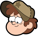 Gravity Falls Dipper and Valentine Card cursor