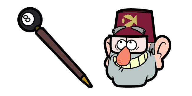 Gravity Falls Grunkle Stan and 8-ball Cane