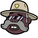 Gravity Falls Sheriff Blubs and Coffee cursor