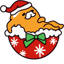 Christmas Gudetama cursor