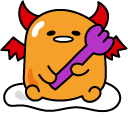 Gudetama Adorable Devil cursor