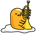Gudetama and a Trumpet cursor