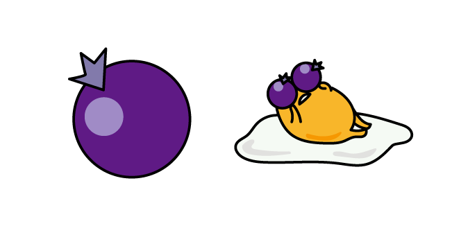 Gudetama and Blueberry