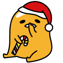 Gudetama and Candy Cane cursor