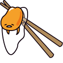 Gudetama and Chopsticks cursor