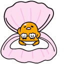 Gudetama and Clam Seashells cursor