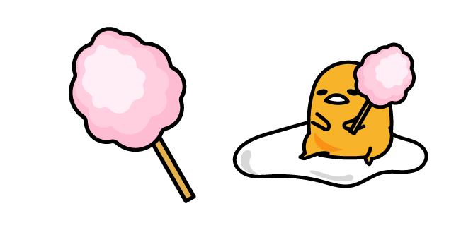 Gudetama and Cotton Candy