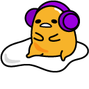 Gudetama and DJ Headphones cursor
