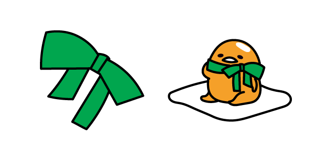 Gudetama and Green Bow