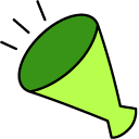 Gudetama and Green Megaphone pointer