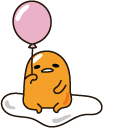 Gudetama and Pink Balloon cursor