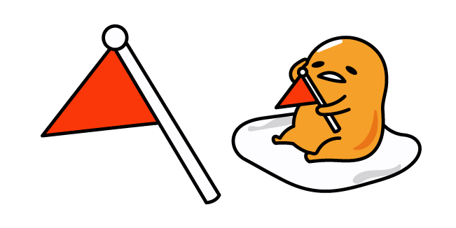 Gudetama and Red Flag