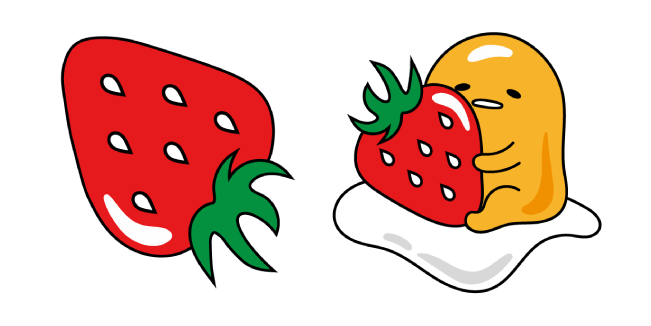 Gudetama and Strawberry