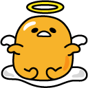 Gudetama Angel and Halo cursor