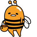 Gudetama Bee and Basket cursor