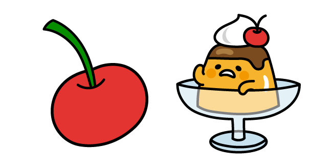 Gudetama Cherry Pudding