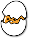 Gudetama Hiding in Eggshell cursor