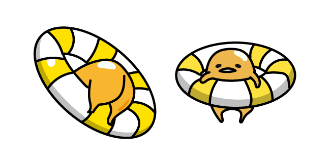 Gudetama in a Swim Ring