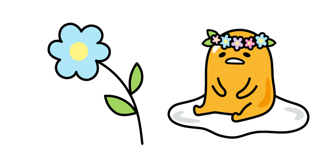 Gudetama Summer Flowers