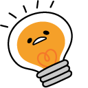 Gudetama Sun and Light Bulb pointer