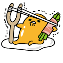 Gudetama with a Slingshot cursor