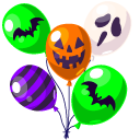 Halloween Balloons cursor