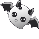 Halloween Cat and Ghost Bat  cursor