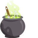 Halloween Cauldron and Witch's Hat cursor